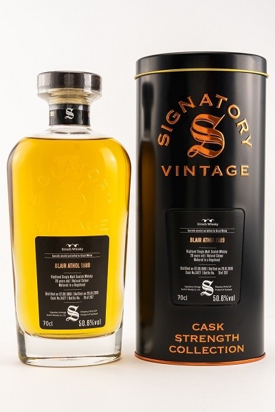 Blair Athol 1989/2019, 29 Jahre, Cask 3427, 50,6%, Signatory Vintage Cask Strength Collection