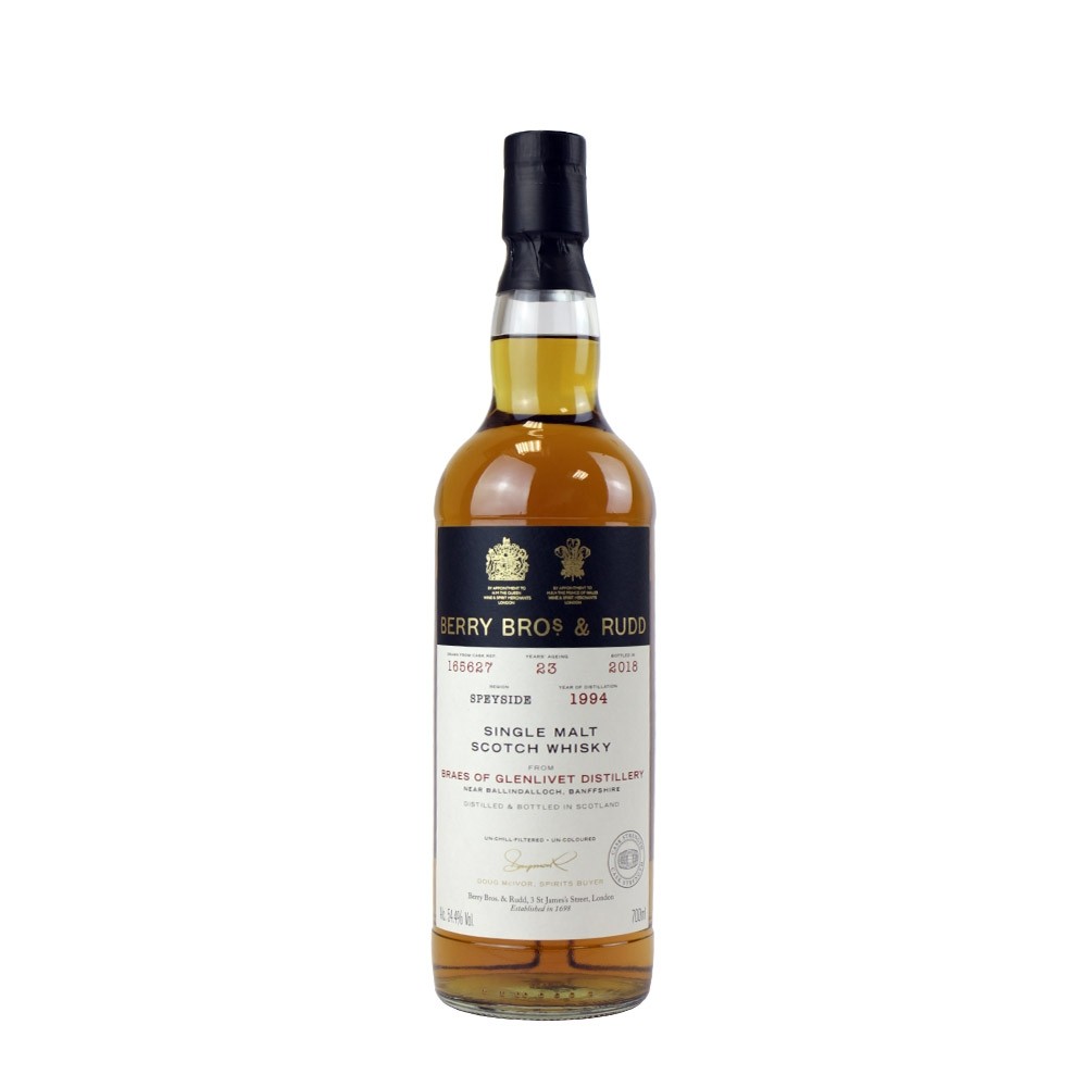 Braes of Glenlivet 1994/2018, 23 Jahre, 54,4% Berry Bros&Rudd