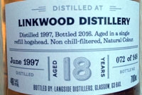 Distiller s Art: Linkwood 18 Jahre, 48%