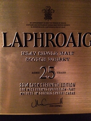 Laphroaig 25 Jahr/2014