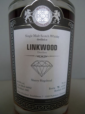 MoS – Diamant Serie – Linkwood Sherry Hogshead